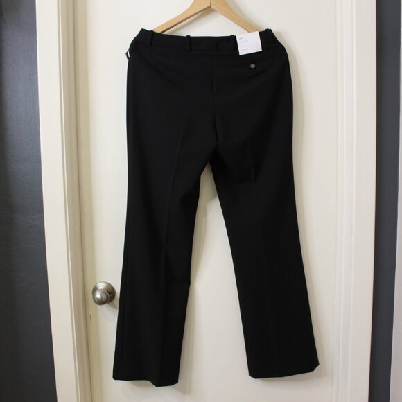 NWT Calvin Klein Modern Fit Black Dress Pants Size 6 Petite - Picture 5 of 15